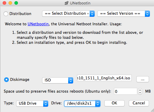creating a bootable usb drive for windows from a mac